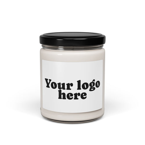 Customizable Relaxing Scented Soy Candle, 9oz Eco-Friendly