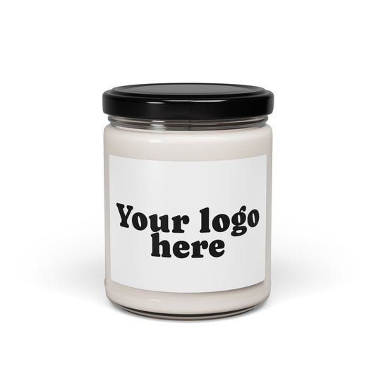 Customizable Relaxing Scented Soy Candle, 9oz Eco-Friendly