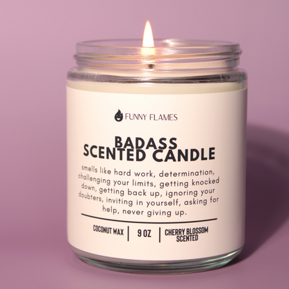Badass Scented Candle - Inspo Gift For Friends