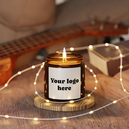 Customizable Scented Soy Candle, Eco-Friendly