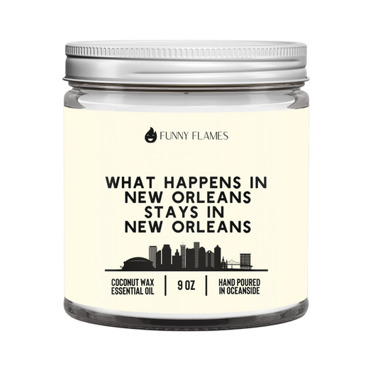 What Happens In New Orleans Stays In New Orleans  (yellow)