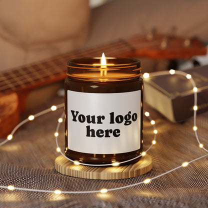 Customizable Scented Soy Candle, Eco-Friendly